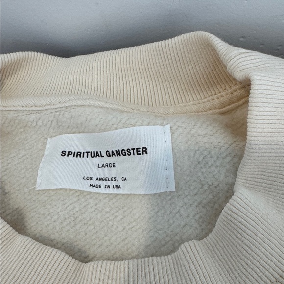 ❤️Spiritual Gangster Lovers Boyfriend Cotton Graphic Sweatshirt. Ladies L - Picture 9 of 14